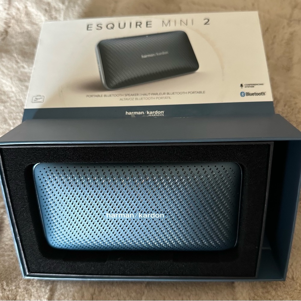 Esquire Mini 2 Bluetooth Speaker - Sleek Blue